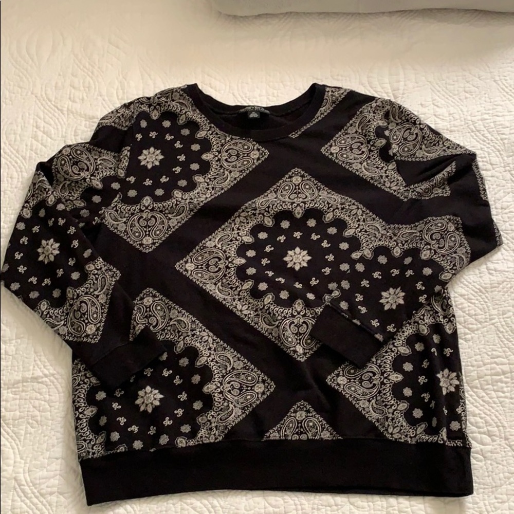 Bandana print sweatshirt
